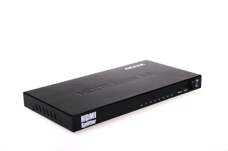ANQ-218P 4Kx2K HDMI分配器1分8：