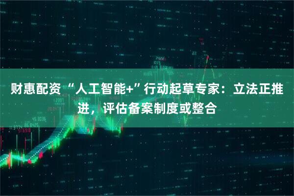 财惠配资 “人工智能+”行动起草专家：立法正推进，评估备案制度或整合