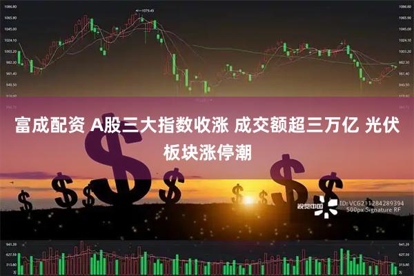 富成配资 A股三大指数收涨 成交额超三万亿 光伏板块涨停潮