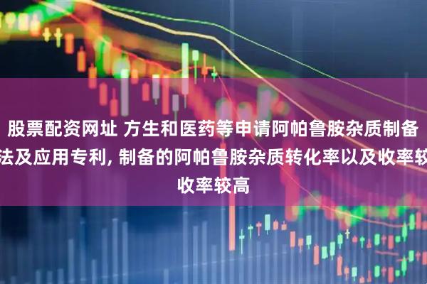 股票配资网址 方生和医药等申请阿帕鲁胺杂质制备方法及应用专利, 制备的阿帕鲁胺杂质转化率以及收率较高