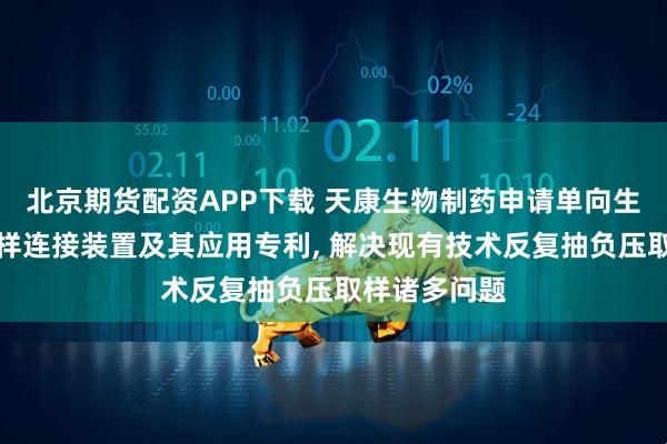 北京期货配资APP下载 天康生物制药申请单向生物反应器取样连接装置及其应用专利, 解决现有技术反复抽负压取样诸多问题