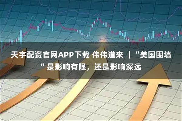 天宇配资官网APP下载 伟伟道来 |“美国围墙”是影响有限,还是影响深远