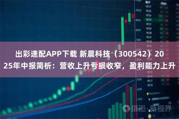 出彩速配APP下载 新晨科技（300542）2025年中报简析：营收上升亏损收窄，盈利能力上升